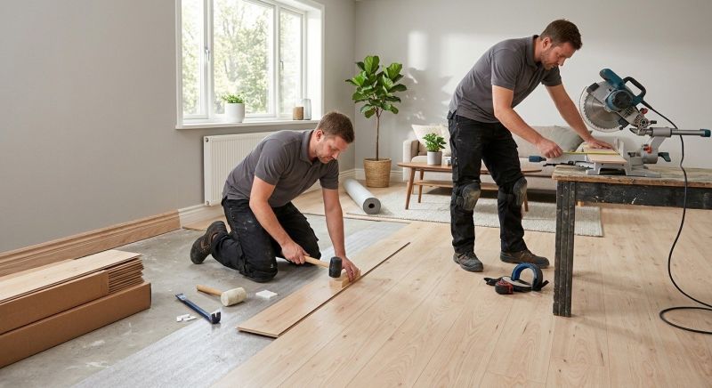 Wood Laminate Installation in Manassas, VA