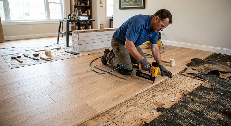 Hardwood Floor Installation in Fort Worth, TX