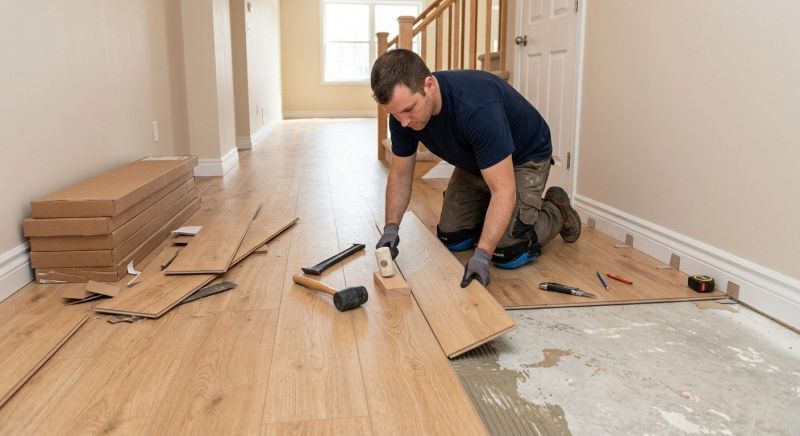 Laminate Floor Installation in Fredericksburg, VA