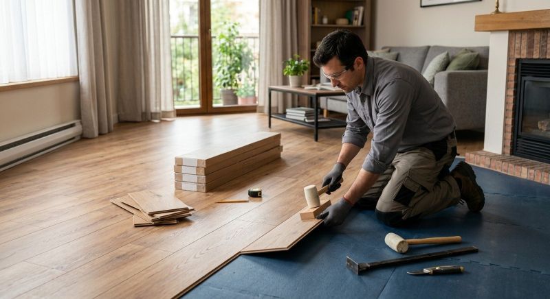 Laminate Floor Remodeling in Warrenton, VA