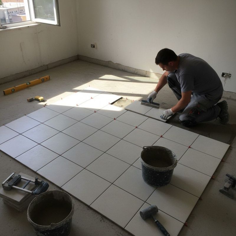 Mosaic Tile Floor Installation in Alexandria, VA