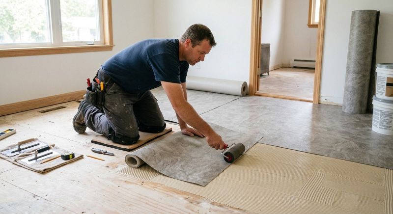 Sheet Vinyl Installation in Georgetown, TX