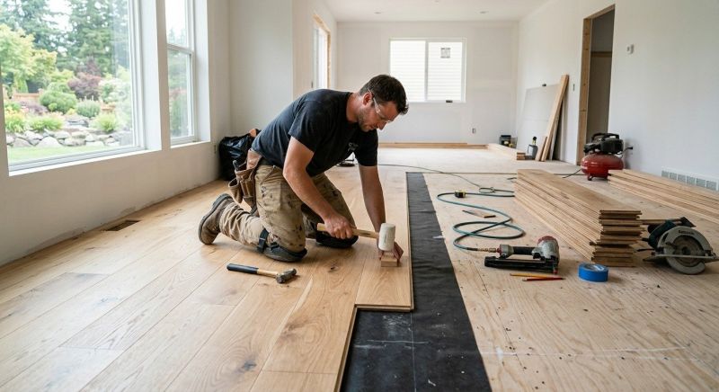 Teak Flooring Installation in Manassas, VA